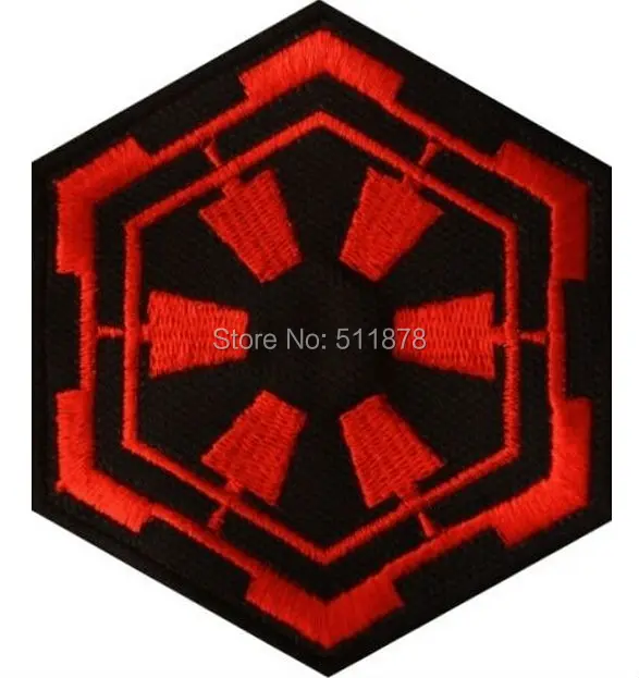 sith empire logo embroidered patch star wars darth vader first order