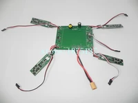 Cheerson cx-20 cx20 RC Quadcopter parts Power supply system board + 4pcs light control system board Free Shipping