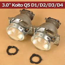 Бесплатная доставка 3.0 Koito Q5 Биксеноновая объектив проектора LHD Фары для автомобиля D1S D2H D2S D3S D4S яркий HID автомобиль свет модернизации