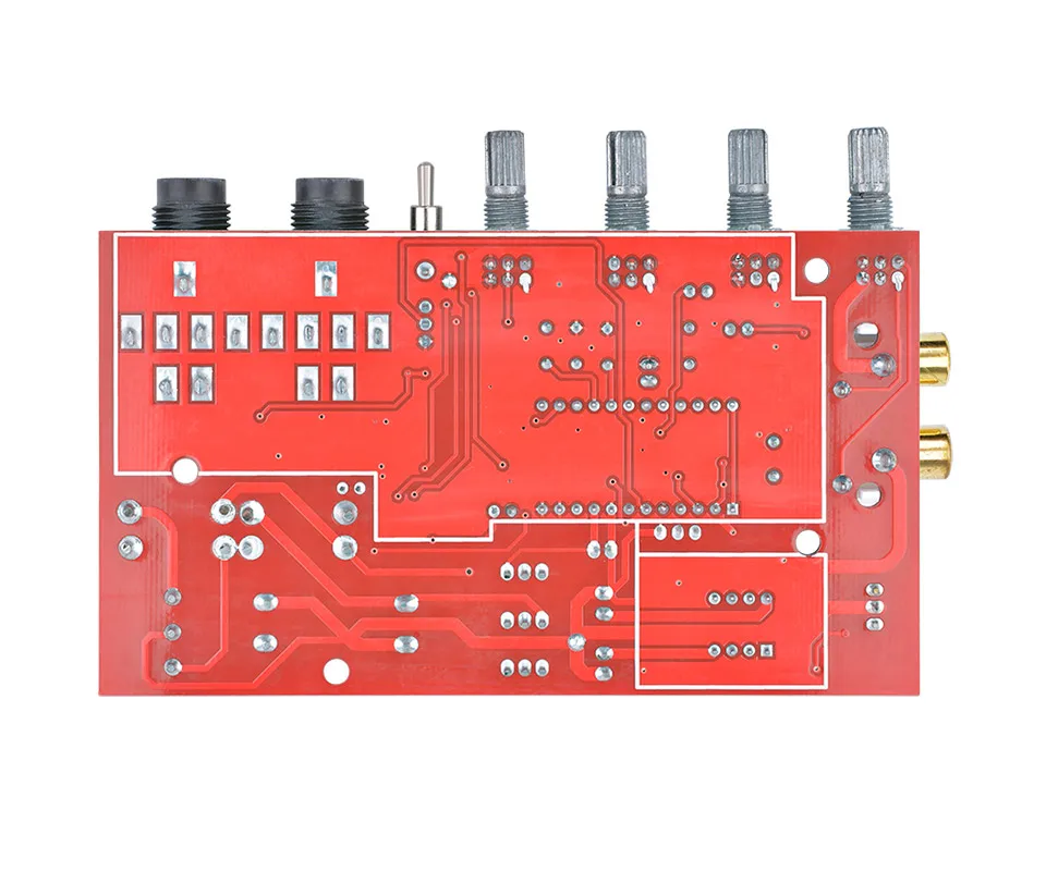 AIYIMA M65831AP+ NE5532 цифровой реверберации караоке ОК предусилитель доска M65831 караоке предусилитель OPA275 OP AMP Dual AC12V-15V