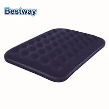 67002 Bestway 191X137X22 см сотовая Флокированная домашняя надувная кровать 7" x 54" x 8," наружный надувной матрас надувная кровать для двухгоризонтной надувной кровати