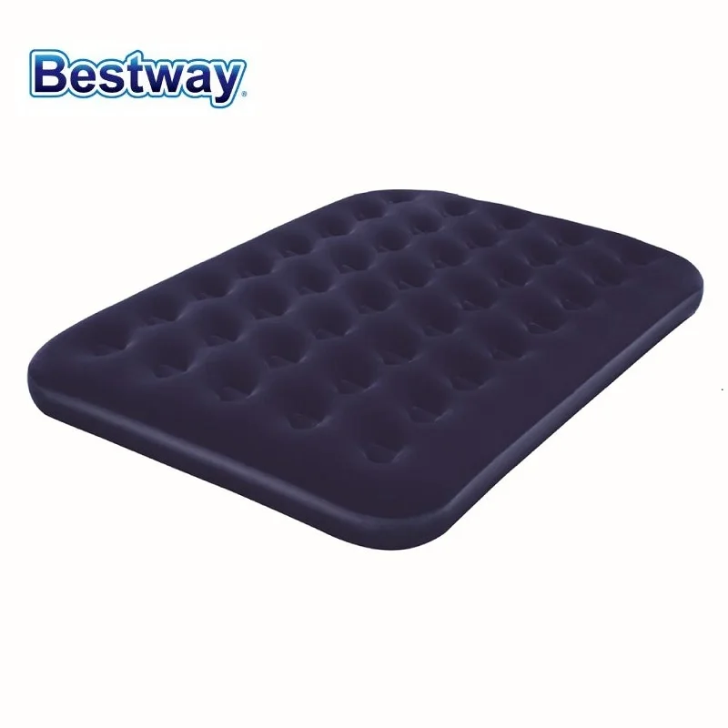 

67002 Bestway 191X137X22cm Honeycomb Flocked Home Airbed 75"x54"x8.5" Outdoor Air Mattress Air Bed For Double Horizon Airbed