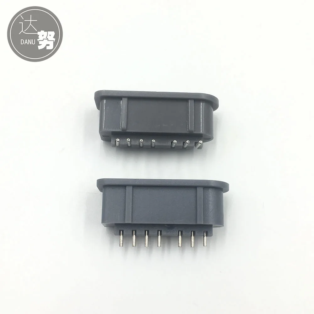 

Replacement Grey For SFC Console 90 180 Degree Female 7 Pin Connector Socket for SNES Controller
