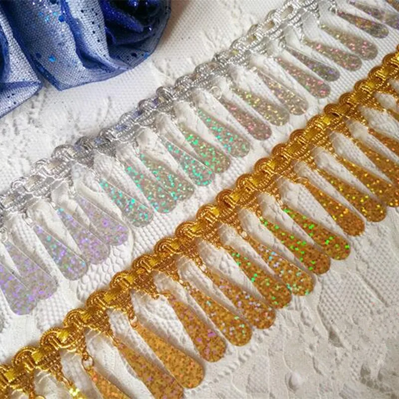 sequin lace trim