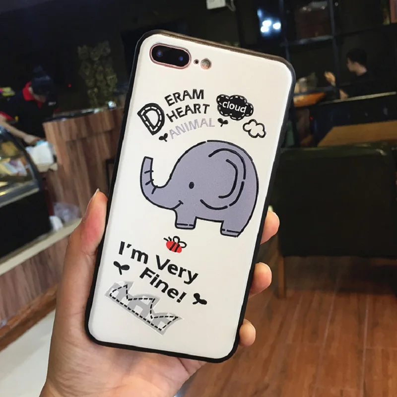 

Cute 3D Emboss Cartoon Patterned Phone Case For VIVO V15 Cases Soft Silicone Cover For VIVO Y91C case cover