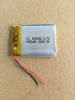 

3.7v li po li-ion batteries lithium polymer battery 3 7 v lipo li ion rechargeable lithium-ion for DVR d600/S D660 403040 450MAH