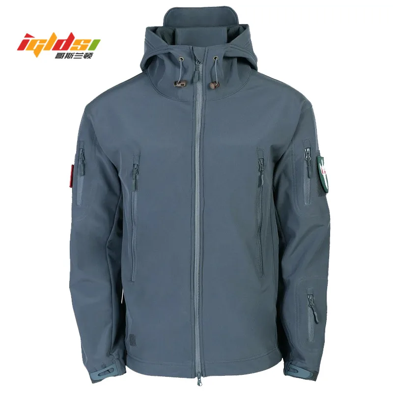 Армейская тактическая куртка IGLDSI Lurker Shark Skin Soft Shell V4 Мужская водонепроницаемая