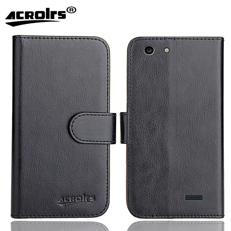

Danew Konnect 601 Case 6 Colors Flip Soft Leather Crazy Horse Phone Cover Stand Function Cases Credit Card Wallet