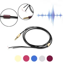 VOBERRY 1,2 м 3,5 мм Джек "сделай сам" для наушников аудио кабель для наушников Ремонт Замена провода 3-полюсный Медь провод с сердечником