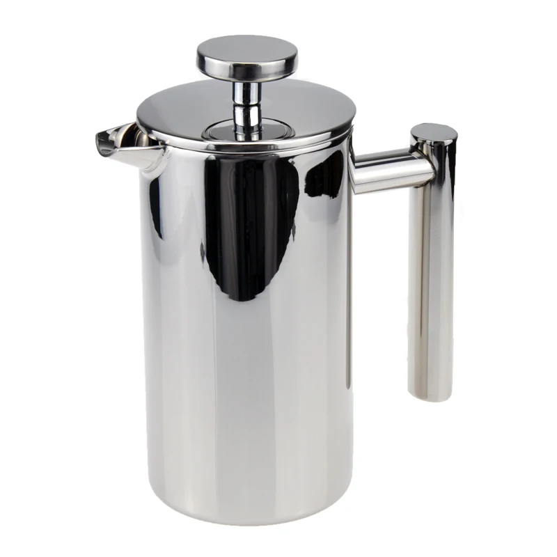 350ml Stainless Steel Double Wall Insulated Coffee Tea Maker French