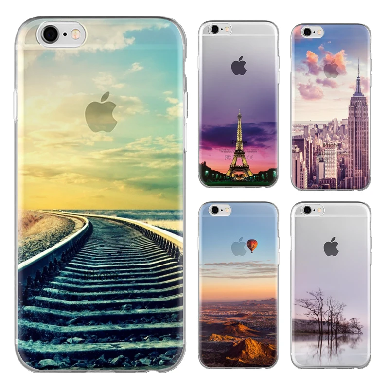 100pcs Scenery Series Phone Case For Samsung Galaxy Note7 N930 N930F 5.7-inch High Quality TPU Soft Silicone Back Cover Shell |