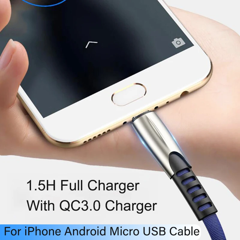 Micro USB кабель 3A кабель для быстрой зарядки мобильного телефона для Android samsung S7 Xiaomi Redmi Note 5 Tablet 3 м длинный провод зарядного устройства