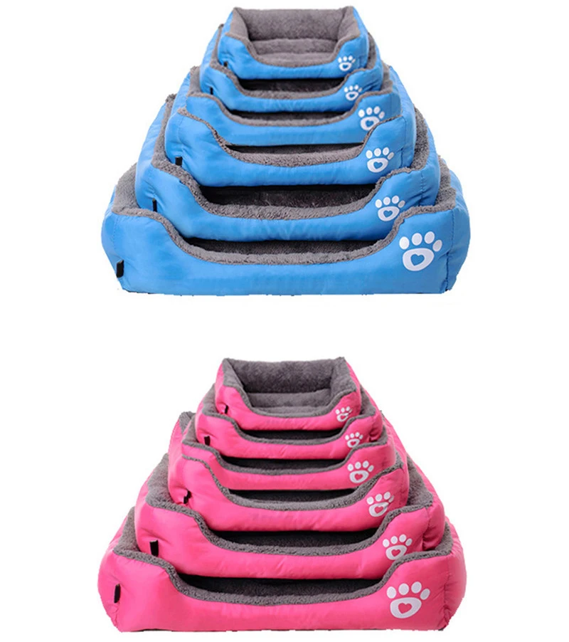 Rectangle Soft Dog House For Small Dog Middle Dog Mat Warm Cat Bed Nest Pet Sleeping Bag Puppy Bed Cushion (5)