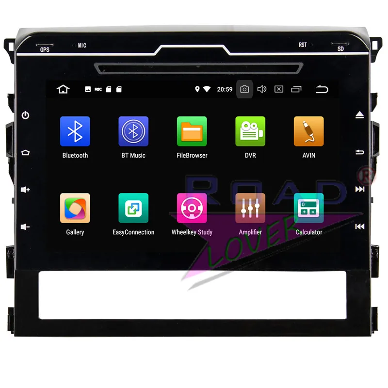 Discount Roadlover Android 9.0 Car PC Radio Player For Toyota Land Cruiser 2016 Stereo GPS Navigation Automagnitol 2 Din HD Screen NO DVD 1