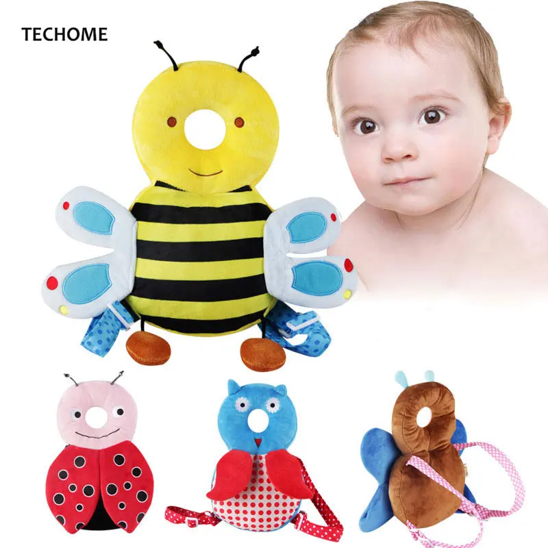 BabyAntifallheadProtectionPillowCartoonAnimalShapeToddlerHeadrestPillowInfantCare
