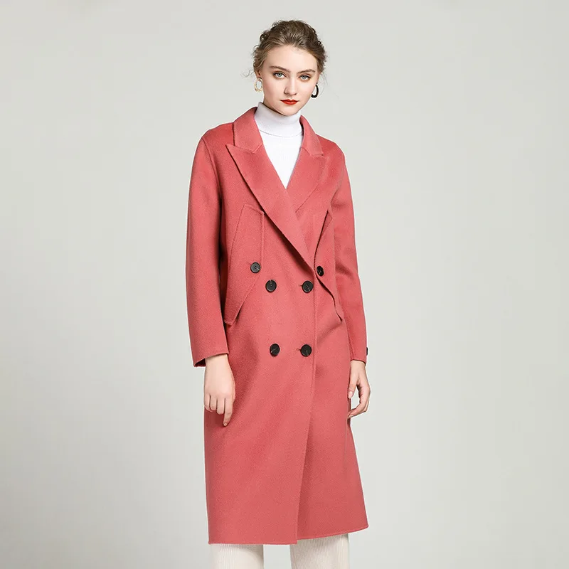 Весна осень куртка женская одежда 2019 корейский элегантный шерстяной пальто женские длинные шерстяные Верхняя Топы Casaco Feminino ZT2242