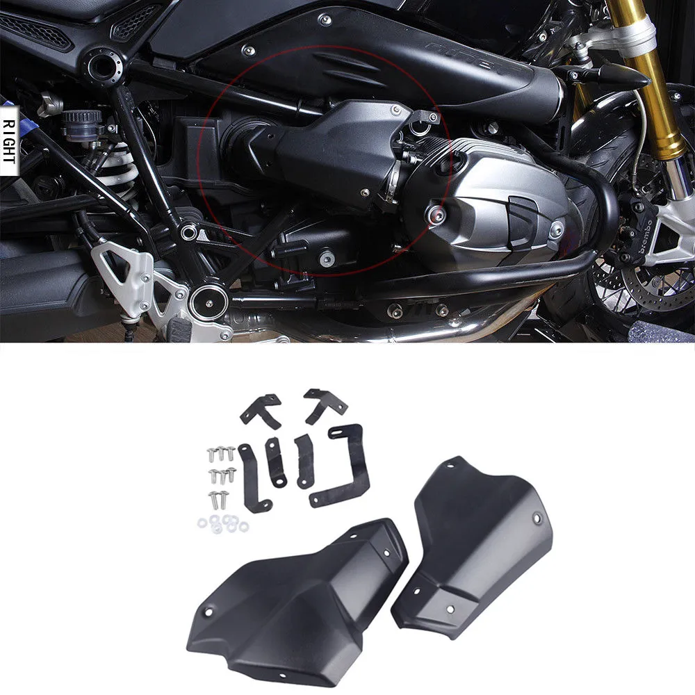 LJBKOALL Motorcycle Dust Injection Engine Cylinder Head Guard Cover