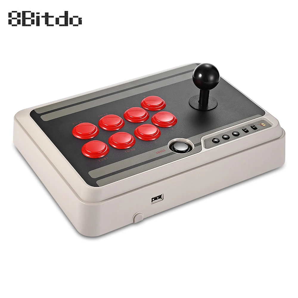 

8Bitdo N30 Wireless Joystick Arcade Stick Compatibile Featuring Turbo and Xinput/Dinput Support macOS,Windows,Android Steam