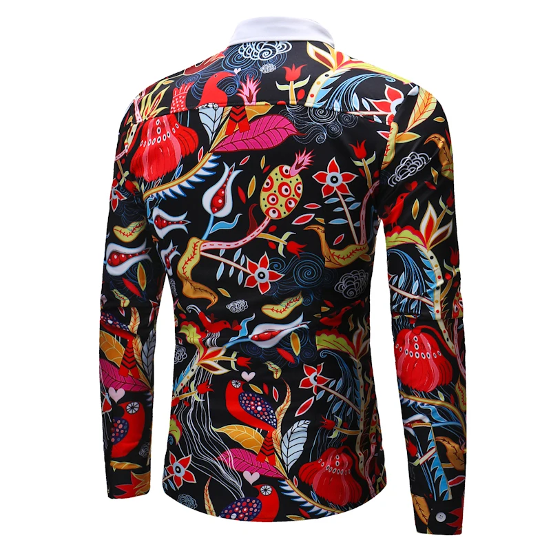 Рубашка с длинными рукавами Для мужчин модные рубашка Camisa Hombre облегающий Повседневный Размеры Для мужчин Костюмы Для мужчин s Кнопка рубашка