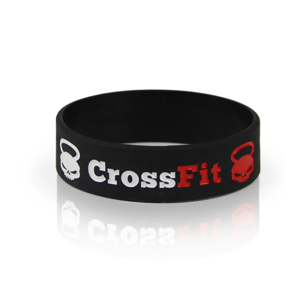 

1PC Gymnastics Wristbands Rock Bands Unisex Sports Silicone Wristbands Rubber Bracelet