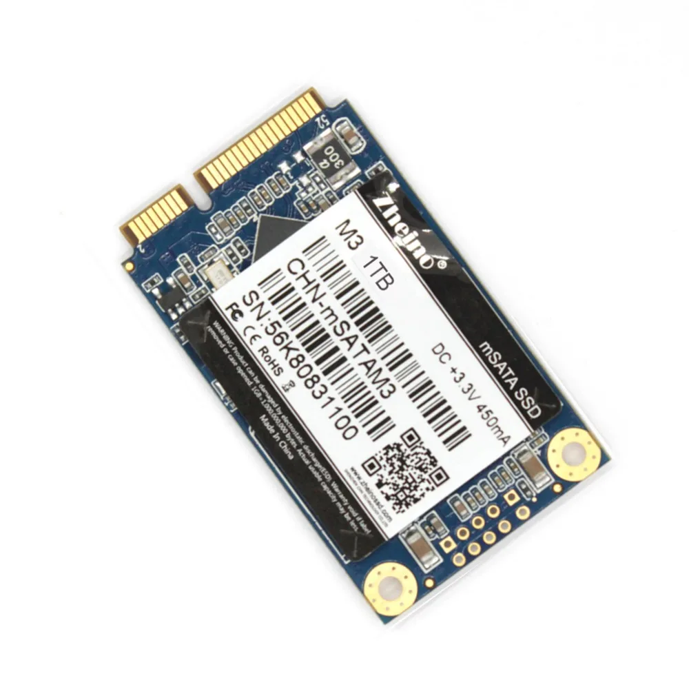 MSATA SSD 120GB128GB 240 ГБ 256 ГБ 480 512 1 ТБ на жестком диске компьютеров, TLC NAND флэш-память Zheino Внутренний твердотельный накопитель для ПК, ноутбука, настольного компьютера