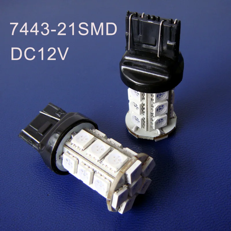 high-quality-12v-4w-t20-7443-led-car-rear-lightsstoplight-bulbsw21-5w-auto-brake-lights-rear-fog-lamp-free-shipping-20pcs-lot