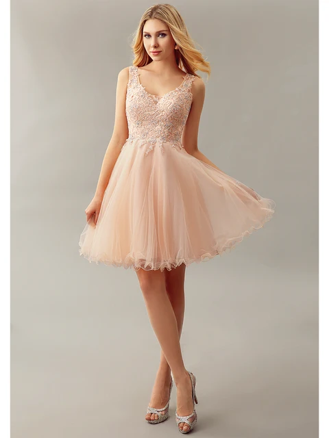 Champagne and Ivory Cocktail Dress