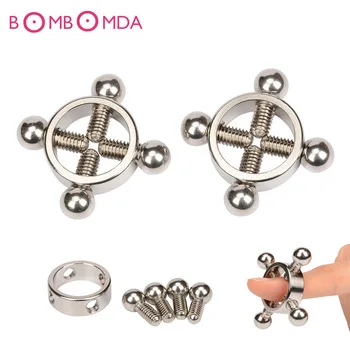 Stainless Steel Metal Breast Clips Nipples Clamps Papilla Stimulator Adult Games,Erotic Sex Products Bdsm Bondage Flirt Toys O3