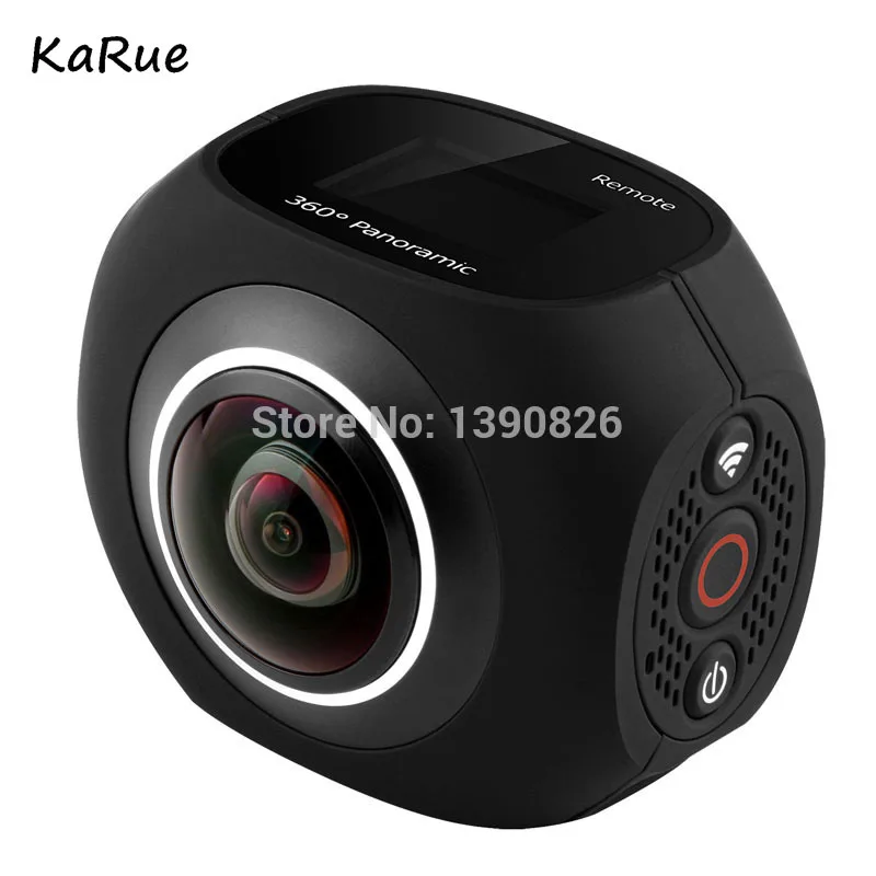 KaRue 360 Degree Sport Driving VR Camera Action Camera Wifi Mini 360 Action Camera Ultra HD Panorama Camera