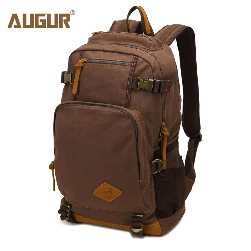 AUGUR, новая мода, Мужской винтажный холщовый рюкзак, школьная сумка, для путешествий, большой емкости, рюкзаки для ноутбука, сумки 8190