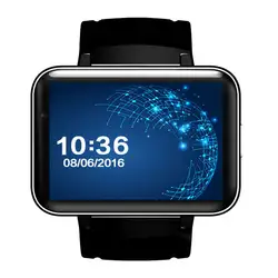 DM98 Bluetooth Смарт часы 2,2 "для Android iOS 3g Smartwatch телефон Dual Core 1,2 ГГц 512 Мб 4 Гб Камера gps