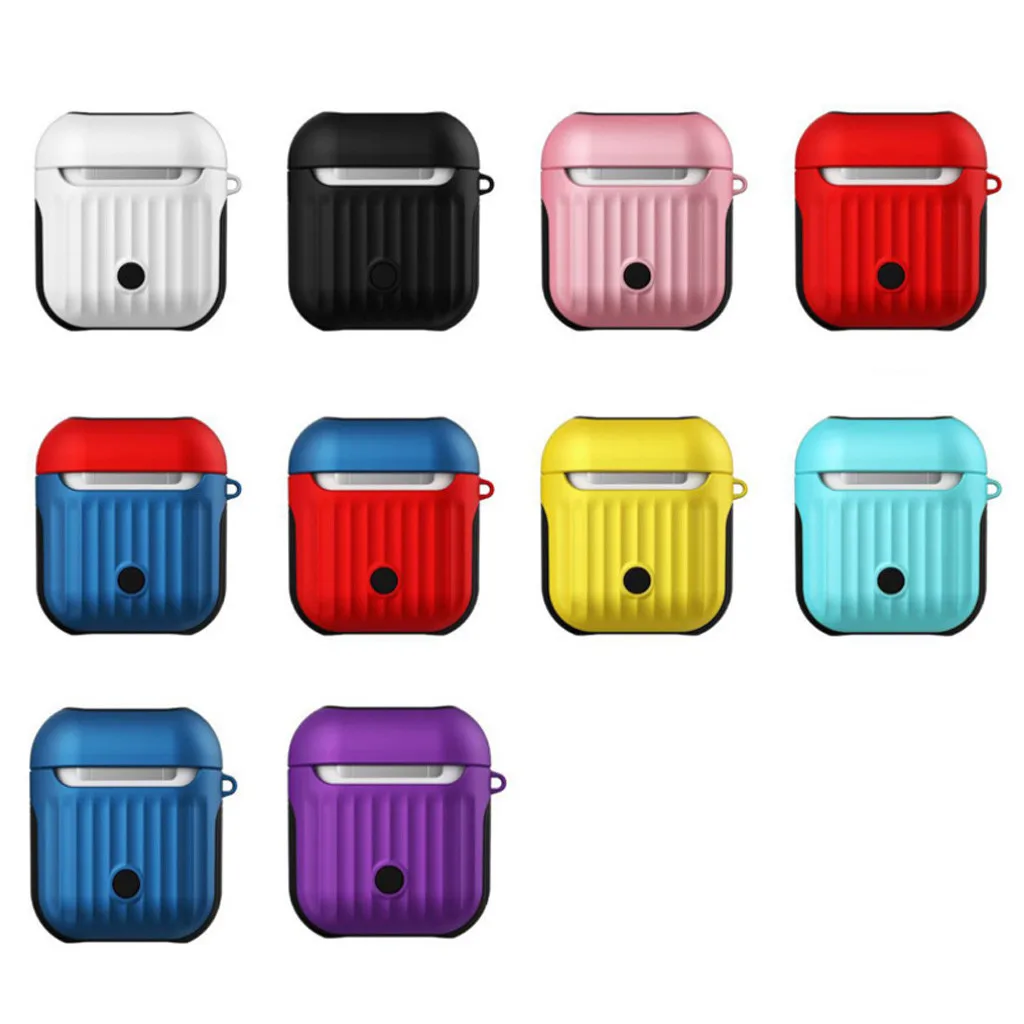 Earphone Case For Apple AirPods Charging Case AirPod Cover Holder Accessories Glossy Protector Only Cases NO Earphone +