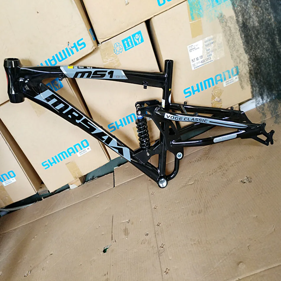 

26 inch Downhill Suspension Frame Soft Tail Bicycle Frame dh XC Down Hill Suspension Bike Frame