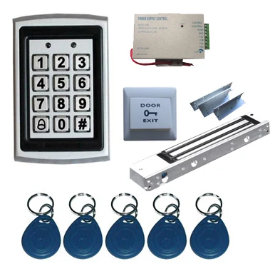 

One Door RFID Keyfob or Card  Access Control System Kits