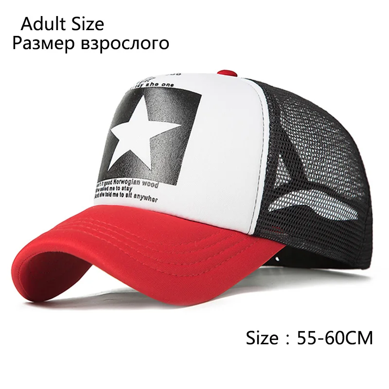 MOLIXINYU, модная кепка для маленьких мальчиков, детская бейсболка, Детская кепка с сеткой, летняя Регулируемая Кепка для мальчиков и девочек, детская шляпа для защиты от солнца - Цвет: red