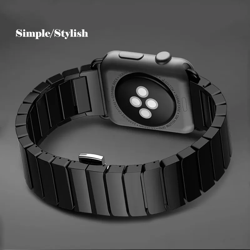Ремешок керамический UTHAI A08 для APPLE Watch 4/3/2/1 42 мм/38 мм|Ремешки часов| |