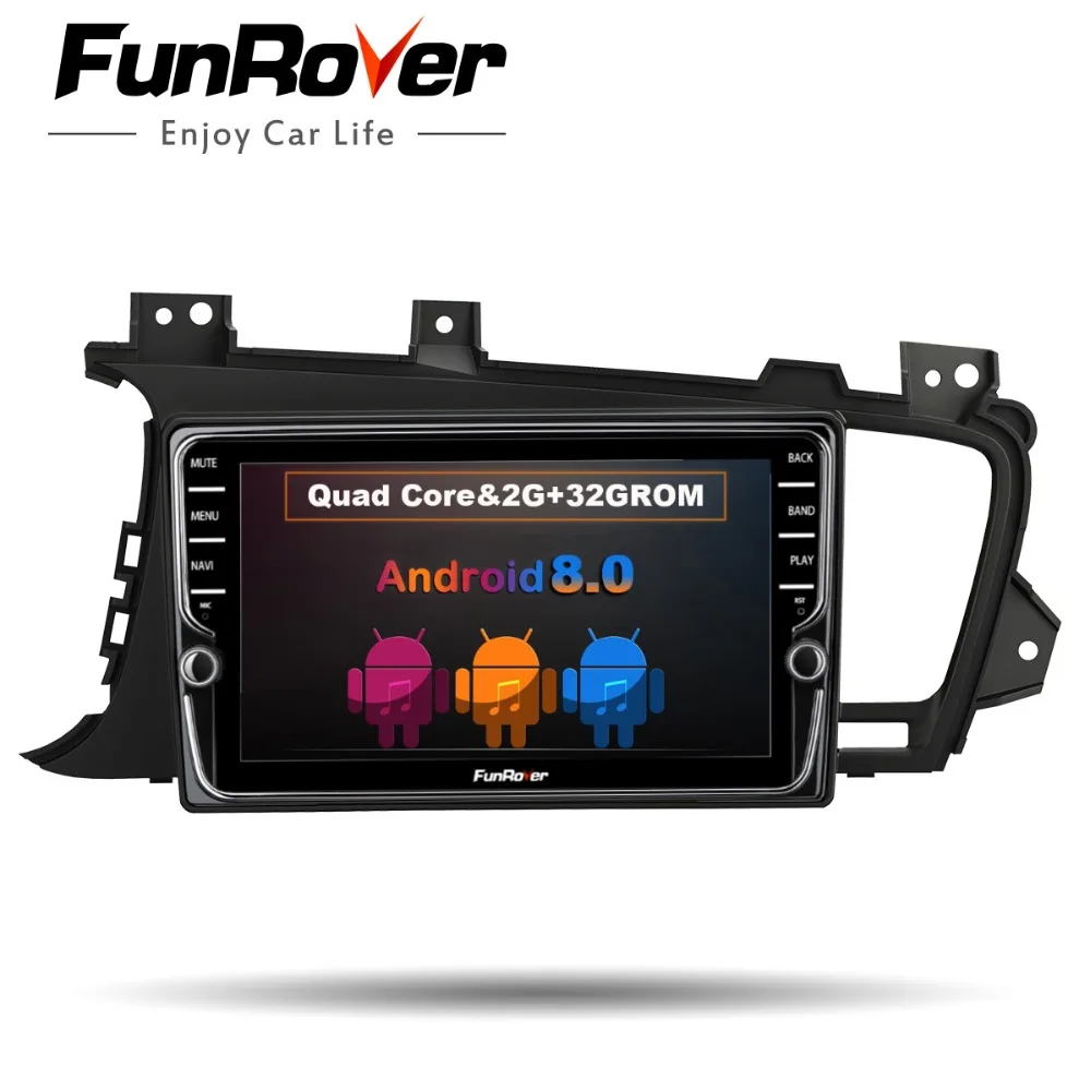 

Funrover 2 din android 8.0 car dvd multimedia Player for Kia K5 Kia Optima 2011-2015 radio gps Navigation stereo IPS wifi RDS BT