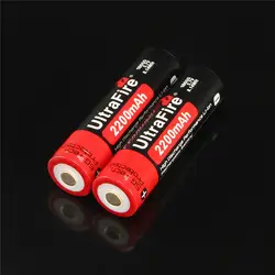 Ultrafire 18650 Высокая емкость 2200 мАч аккумуляторной батареи 3,7 В литий-ионная аккумуляторная батарея литиевый para Лас baterias de la linterna