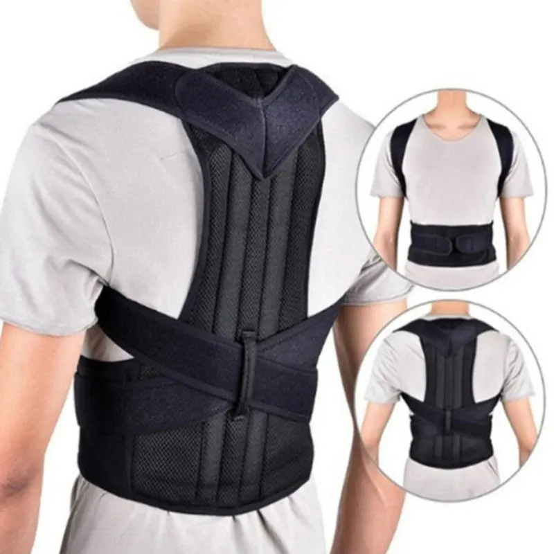 

Unisex Adjustable Posture Corrector Back Support Waist Trainers Posture Correcting Top Correction Vest Belly Trainer ML-9