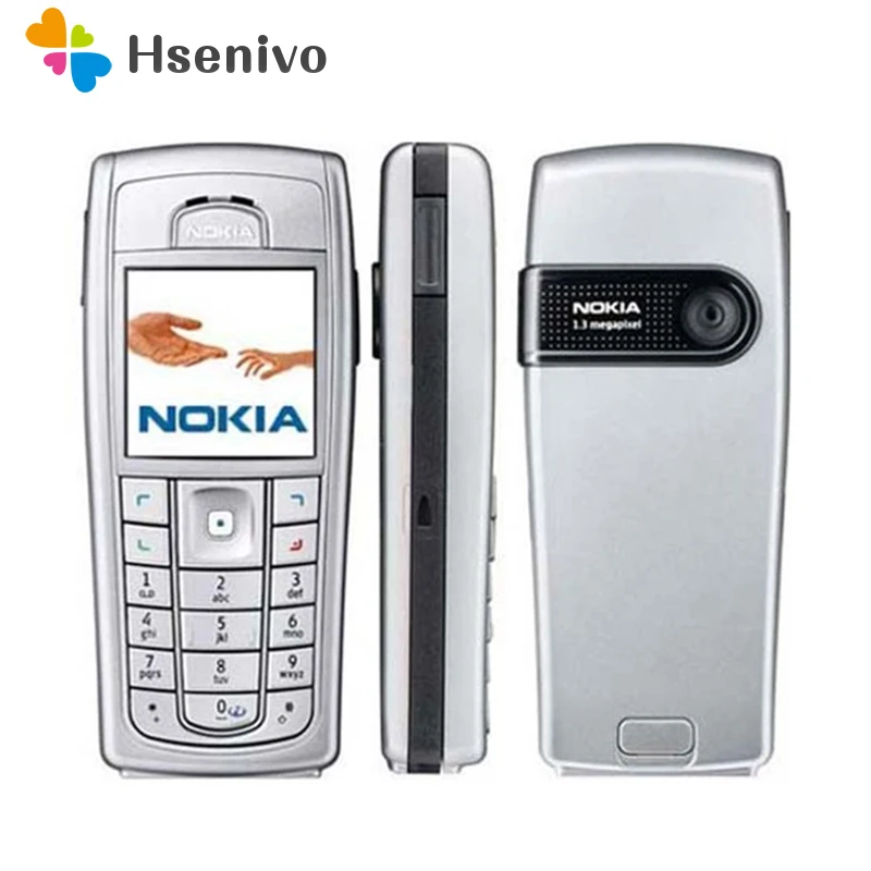 Оригинальный разблокирована Nokia 6230 6230i 850 мАч сотовый телефон с поддержкой русской и арабской клавиатуры бесплатная доставка