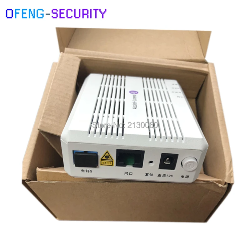 3 шт. 1 GE Alcatel Lucent Bell I-010G GPON ONU ONT, оптический сетевой терминал, терминал де красный оптика