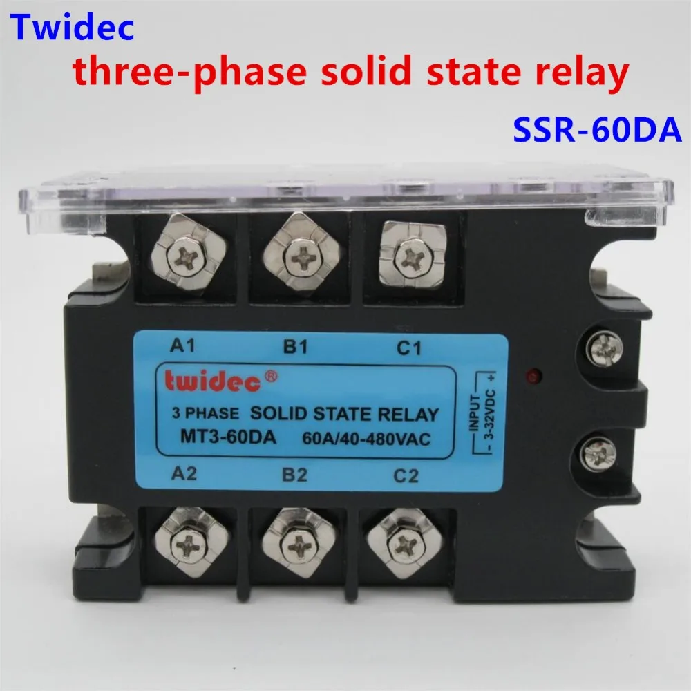 SSR-60DA Fotek Solid State Relay Module 3-32V Input 24-480V Output 60A SSR- 60DA - Al Annabi