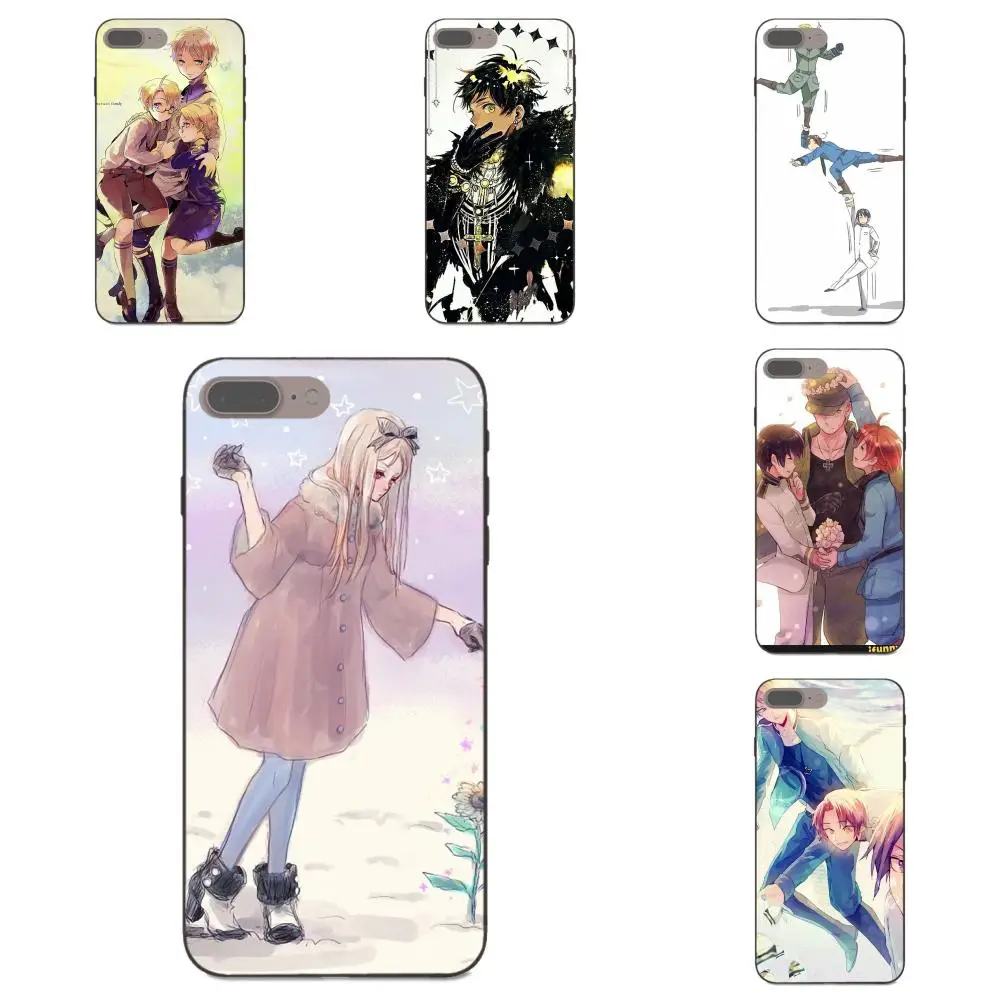 ТПУ новый стиль для Xiaomi Redmi Note 2 3 4 4A 4X 5 5A 6 6A Plus Pro S2 Y2 Axis Powers Hetalia|Чехлы-накладки| |