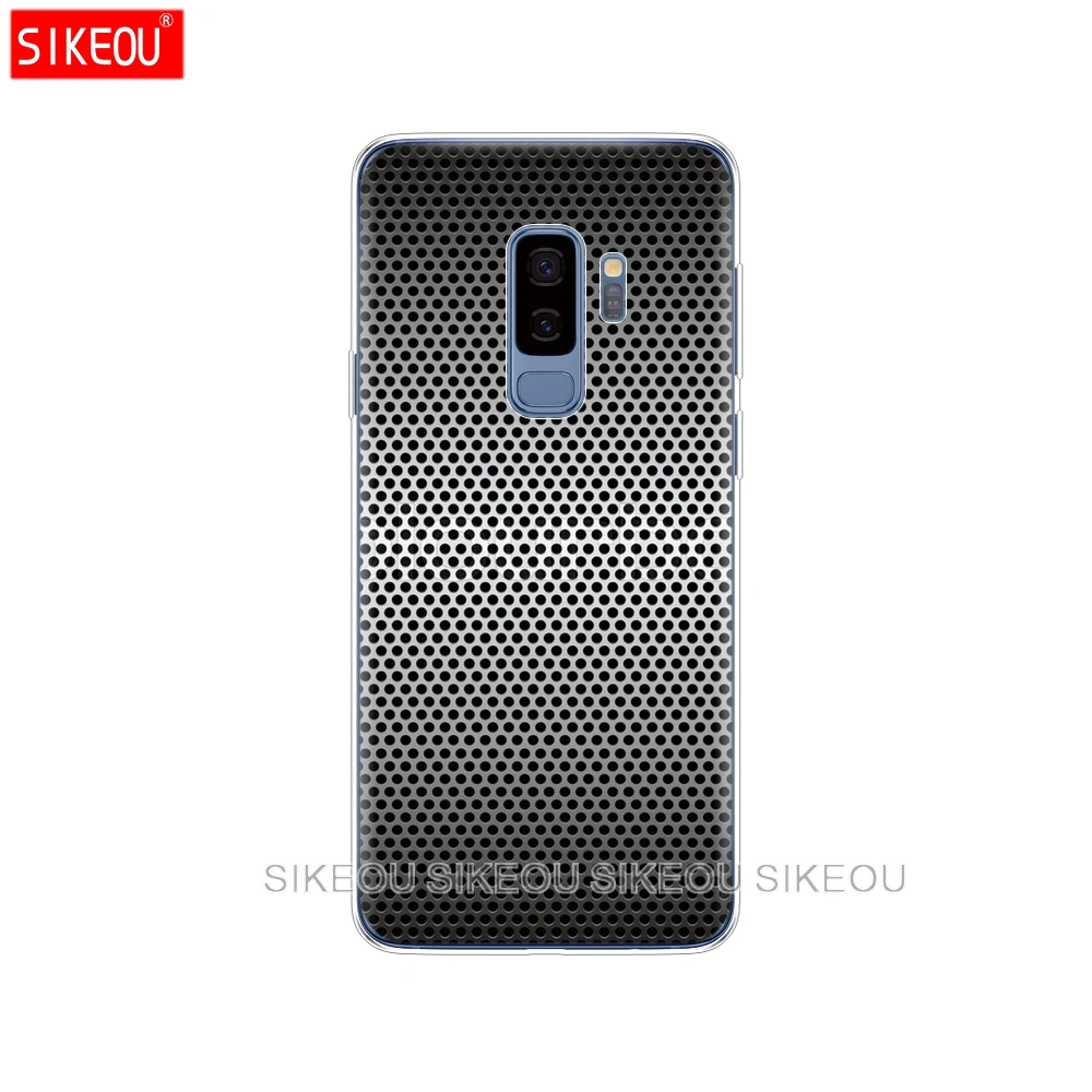 Силиконовый чехол для Samsung Galaxy S9 S8 S7 S6 edge S5 S4 S3 PLUS телефона с принтом из углеродного