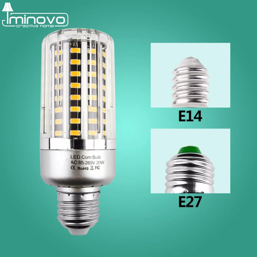 Супер яркий светодиодный лампа светильник E27 светодиодный светильник E14 30 38 54 85 105 115 125 светодиодный s SMD5736 220V кукурузы лампы, люстры свечи для домашнего декора