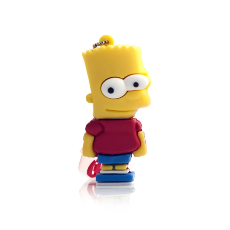 Новое поступление usb флеш-накопитель Homer and Bart, мультяшный USB флеш-накопитель 16 ГБ, usb флеш-накопитель 4 ГБ/8 ГБ/16 ГБ/32 ГБ/64 ГБ, USB подарки - Цвет: Bart