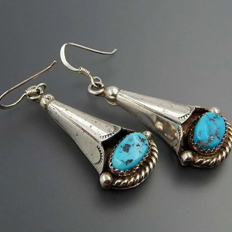 

Retro Big Vintage Long Drop Earrings for Women Fashion Hollow Out Trendy Bohemian female Brincos Boho Dangle Earrings C3M036
