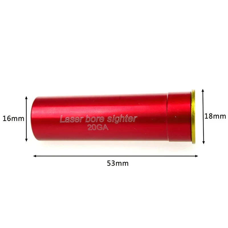 Infrared 20GA Tactical Hunting Laser Boresighter Laser Collimator Cartridge Calibration Instrument Red Laser Accessories