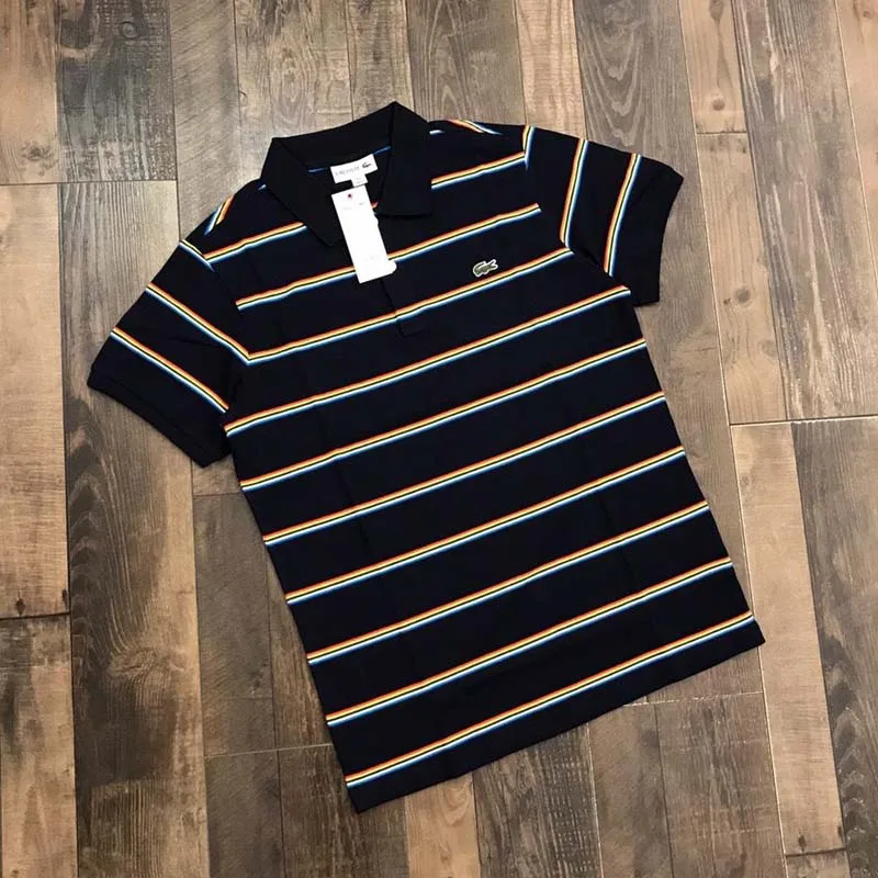 Lacostelegend men's T Shirt 2019 casual stripe shirts Summer Fashion Short Sleeve T Shirts Slim Fit Top Tees China Size M-2XL Lacostelegend men's T Shirt 2019 casual stripe shirts Summer Fashion Short Sleeve T Shirts Slim Fit Top Tees China Size M-2XL
