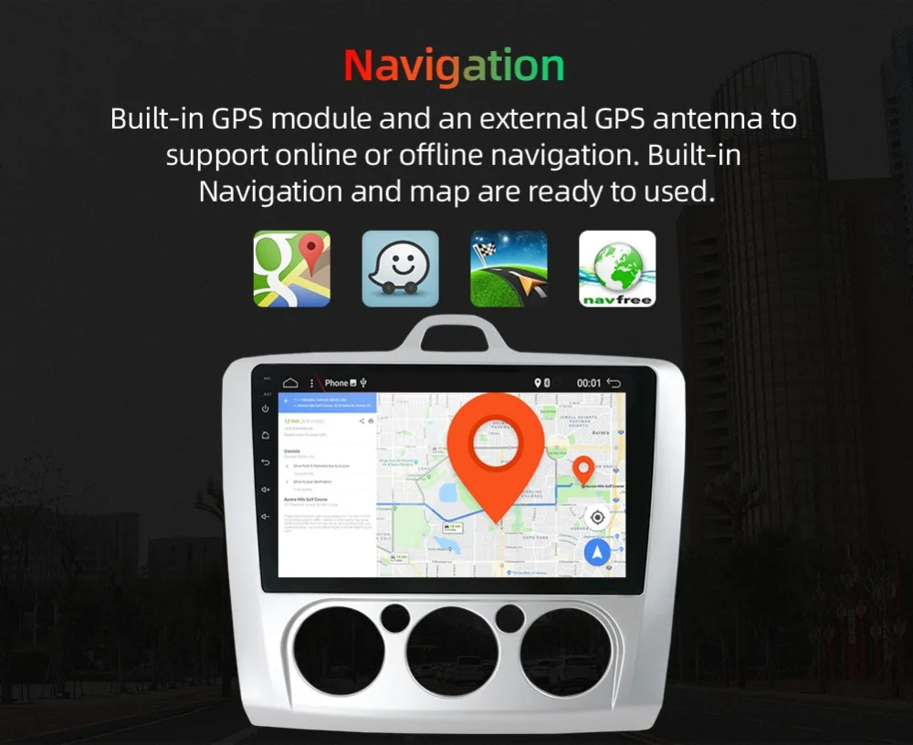 Excellent PX6 4G+64G 2 din Android 9.0 car dvd Multimedia for Ford Focus 2009 gps navigation wifi 4G mirror link steering wheel car radio 16 Excellent PX6 4G+64G 2 din Android 9.0 car dvd Multimedia for Ford Focus 2009 gps navigation wifi 4G mirror link steering wheel car radio 16